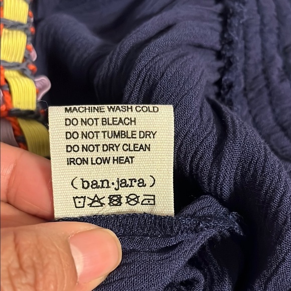 Banjara Colorful Embroidered V-Neck Dress - Picture 9 of 9